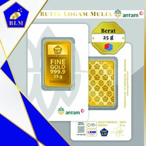 Logam Mulia Antam 25 gram Thn 2025