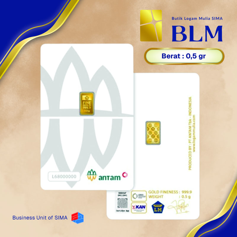 Logam Mulia Antam 0,5 gram Thn 2026