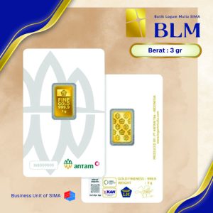 Logam Mulia Antam 3 gram Thn 2026