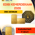 Antam Logam Mulia 17 Gram CertiEye 2026 - Edisi Kemerdekaan 2026