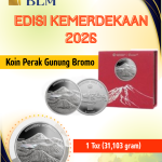 Perak Antam Logam Mulia 31.103 gr - Edisi Kemerdekaan 2026